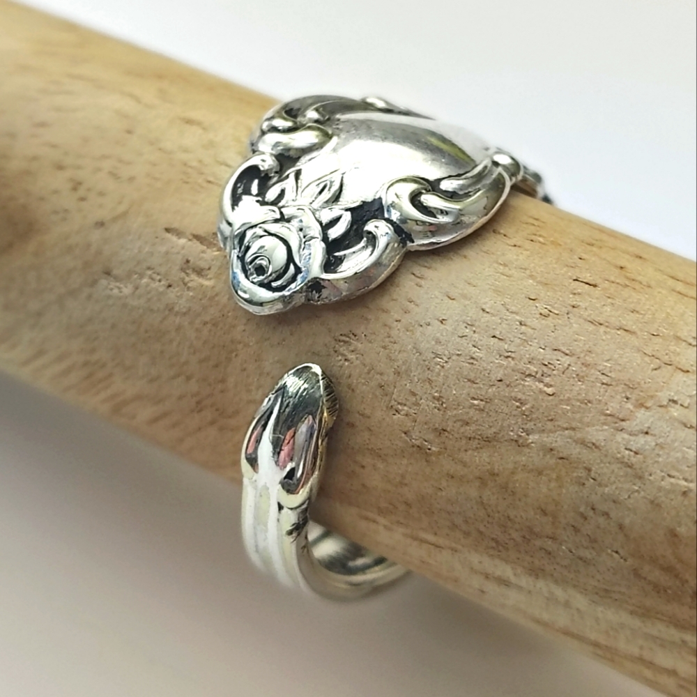 Oneida Spoon Ring, Elegant Silver Ring